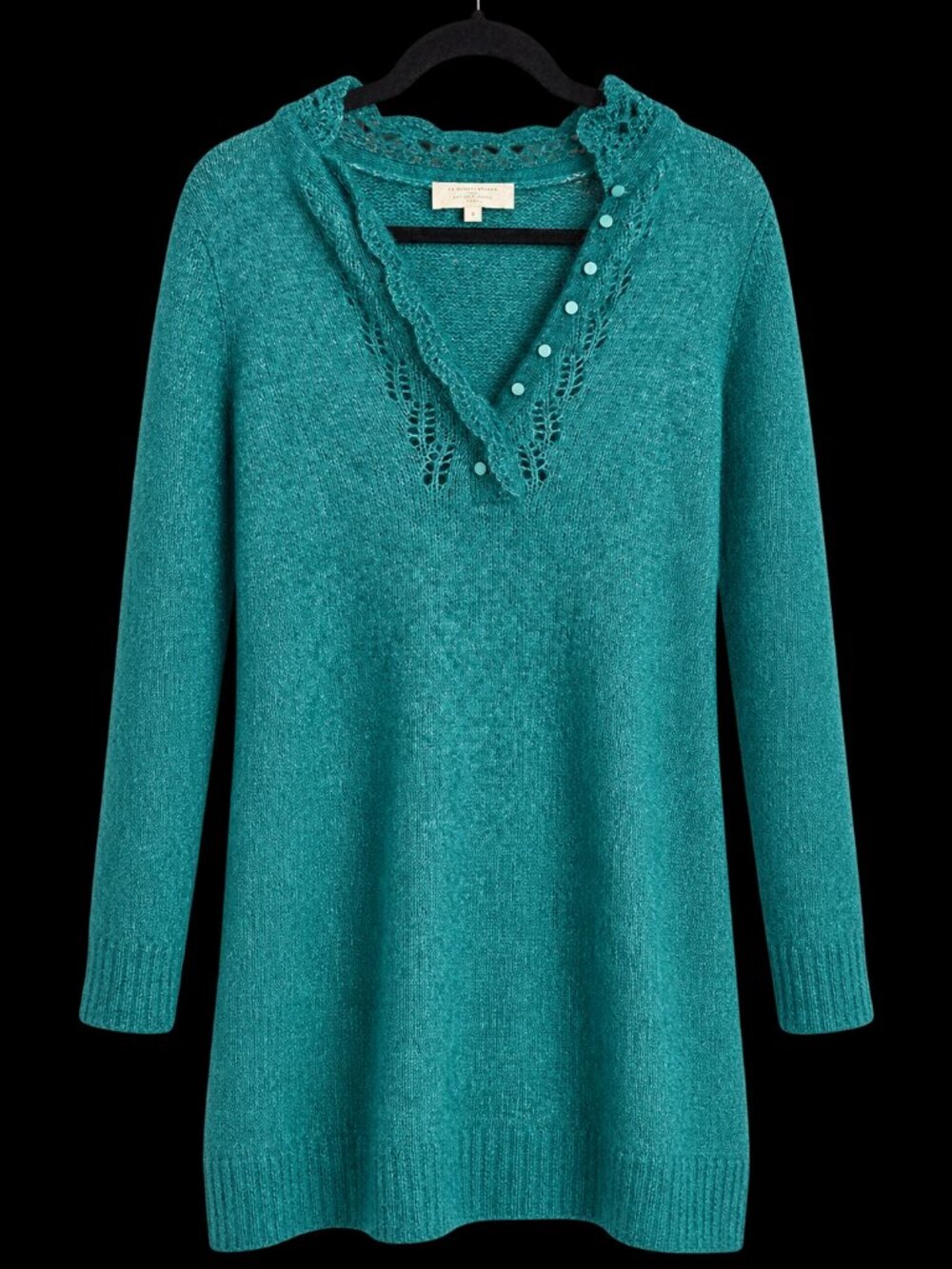 Sézane Angelita Dress in Emerald Green, Wool